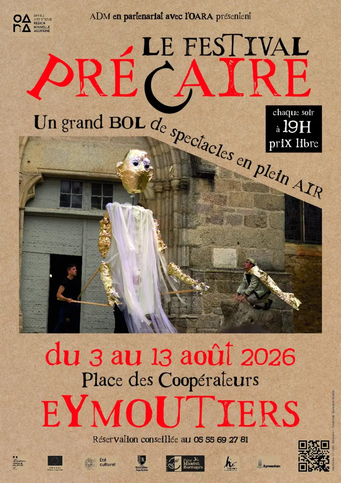 Programme Eymoutiers 2026 - Festival Précaire
